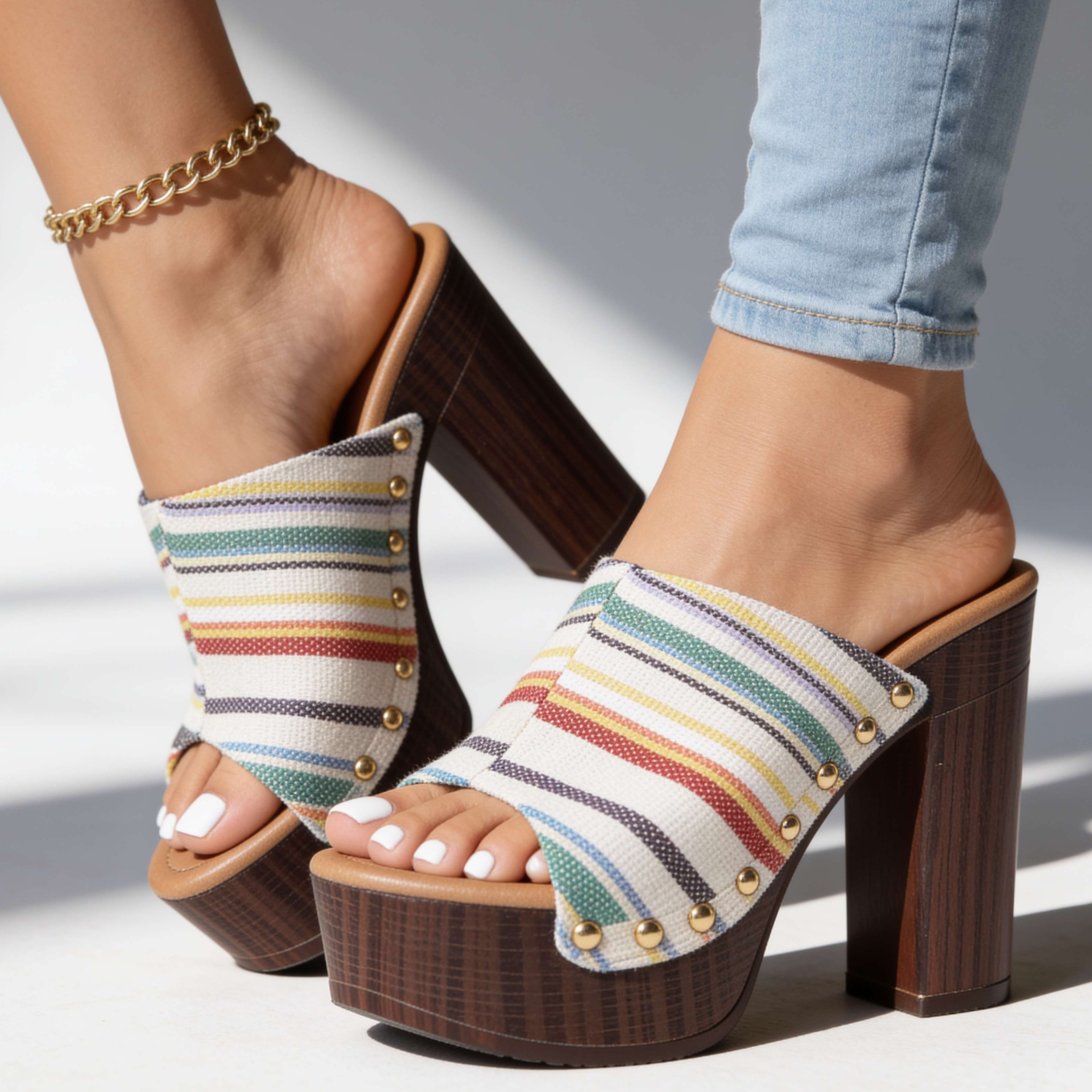 Carmella Open Toe Heels