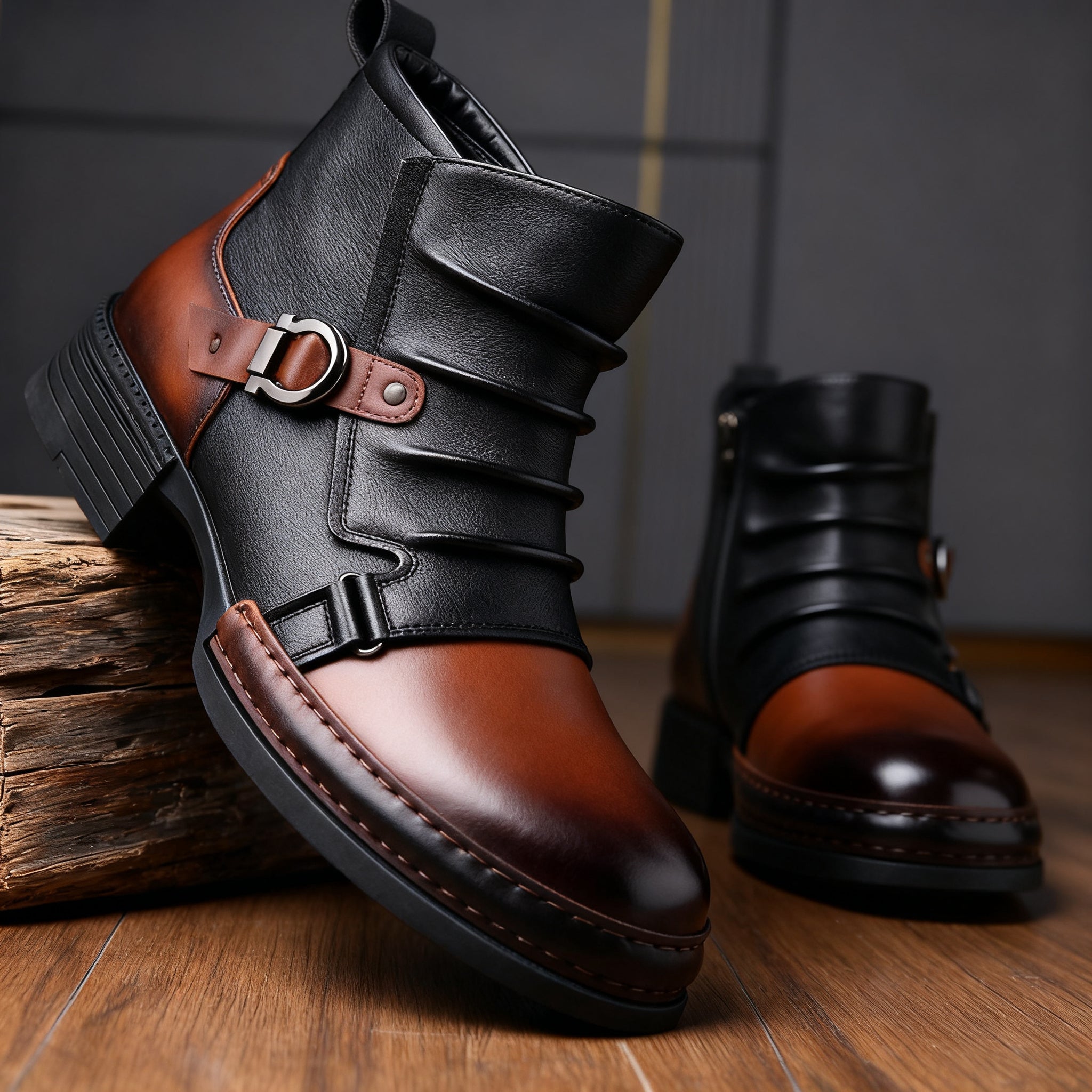 Andrew Morgan Buckle Boots