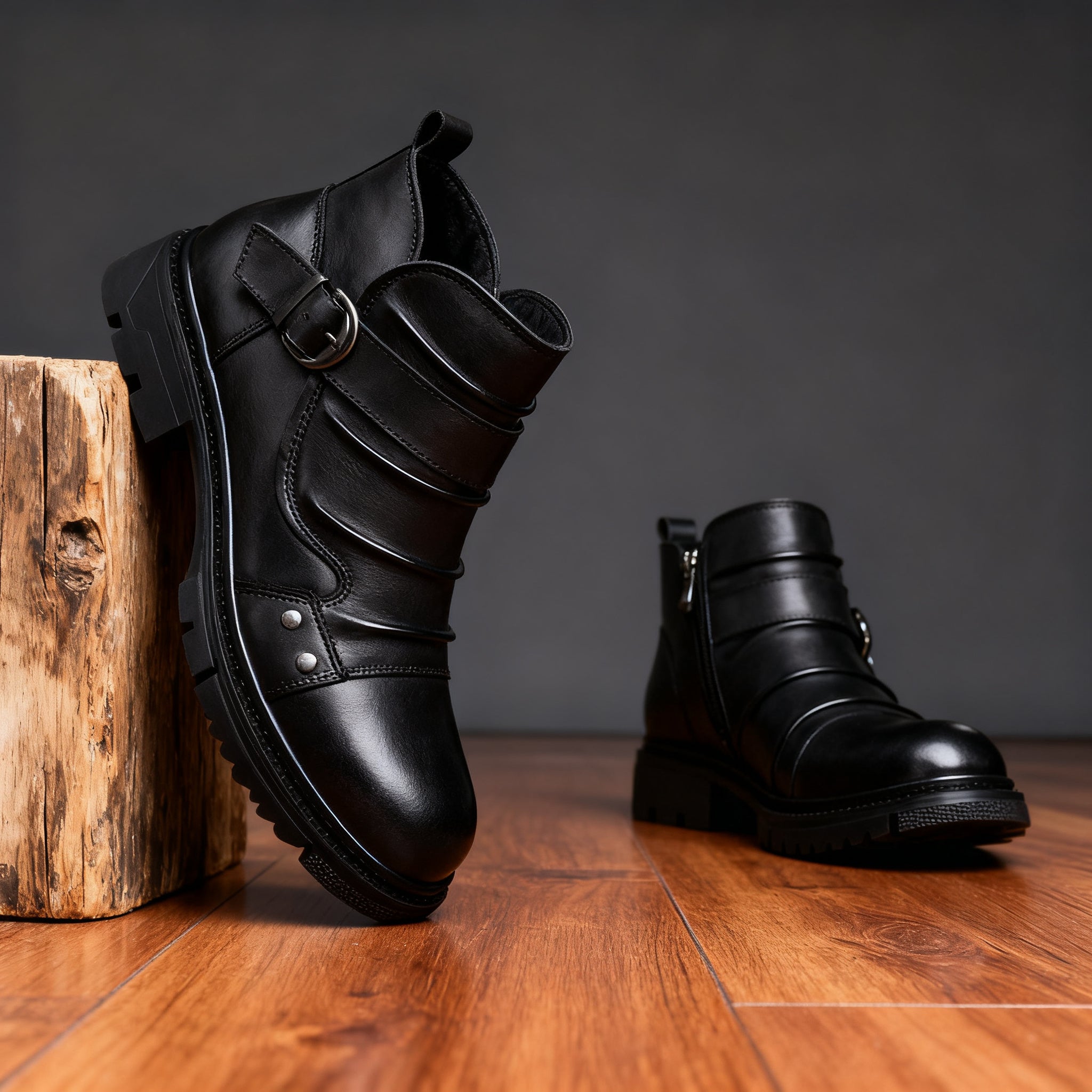 Duncan | Mens Fall Work Buckle Boots