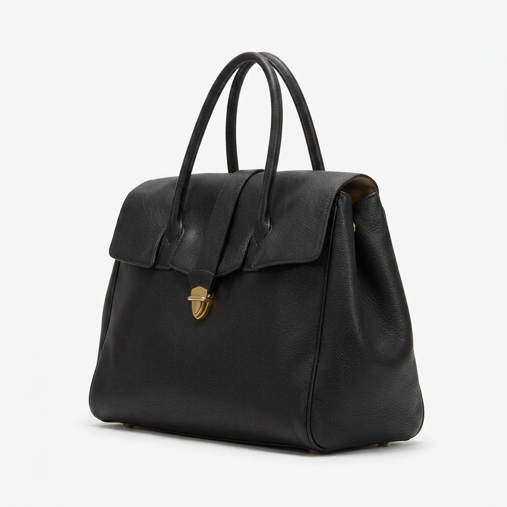 Mathilde Tote in Pure Leather  - By Qivii