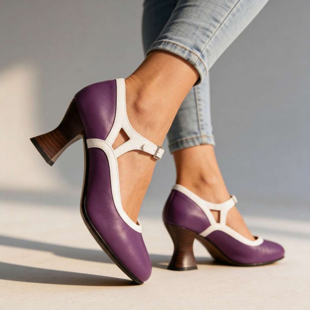 Alissa Buckle Strap Loafers