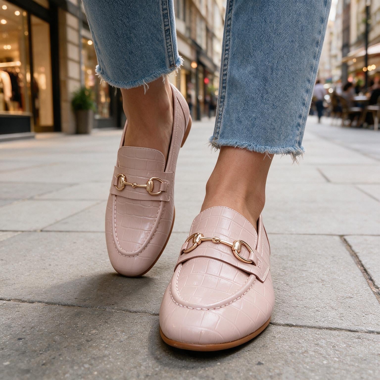 Louise Leather Horsebit Loafers