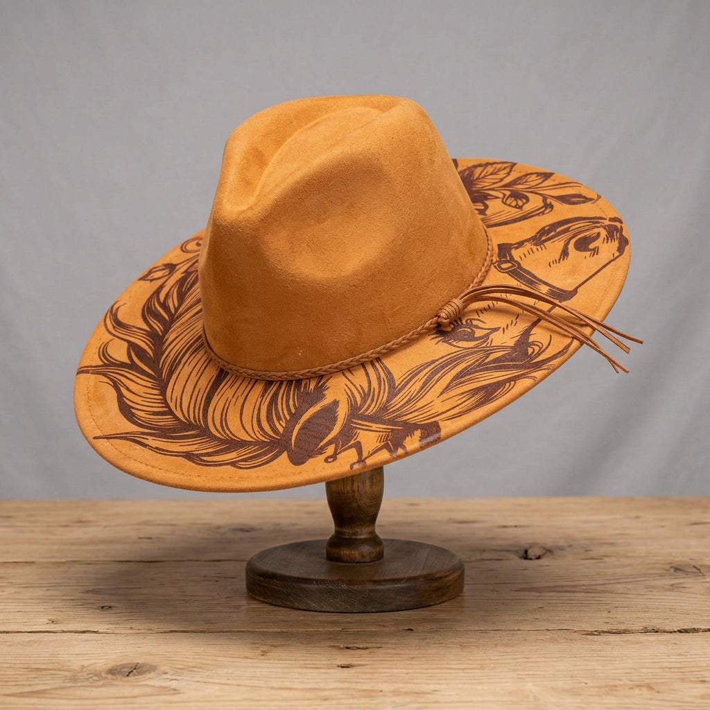 Merry Rose Suede Hat