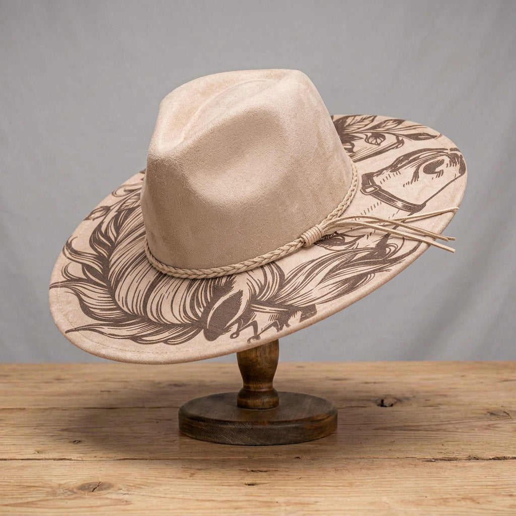 Merry Rose Suede Hat