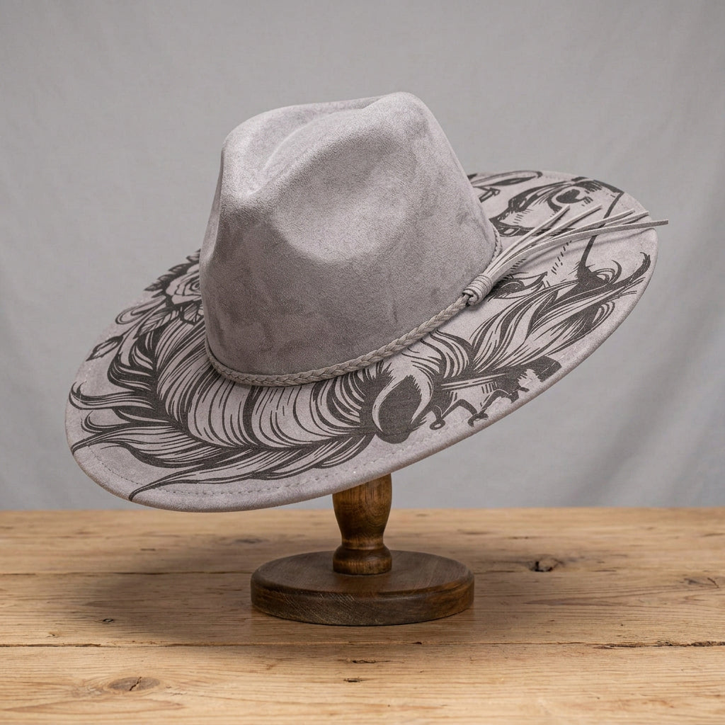 Merry Rose Suede Hat