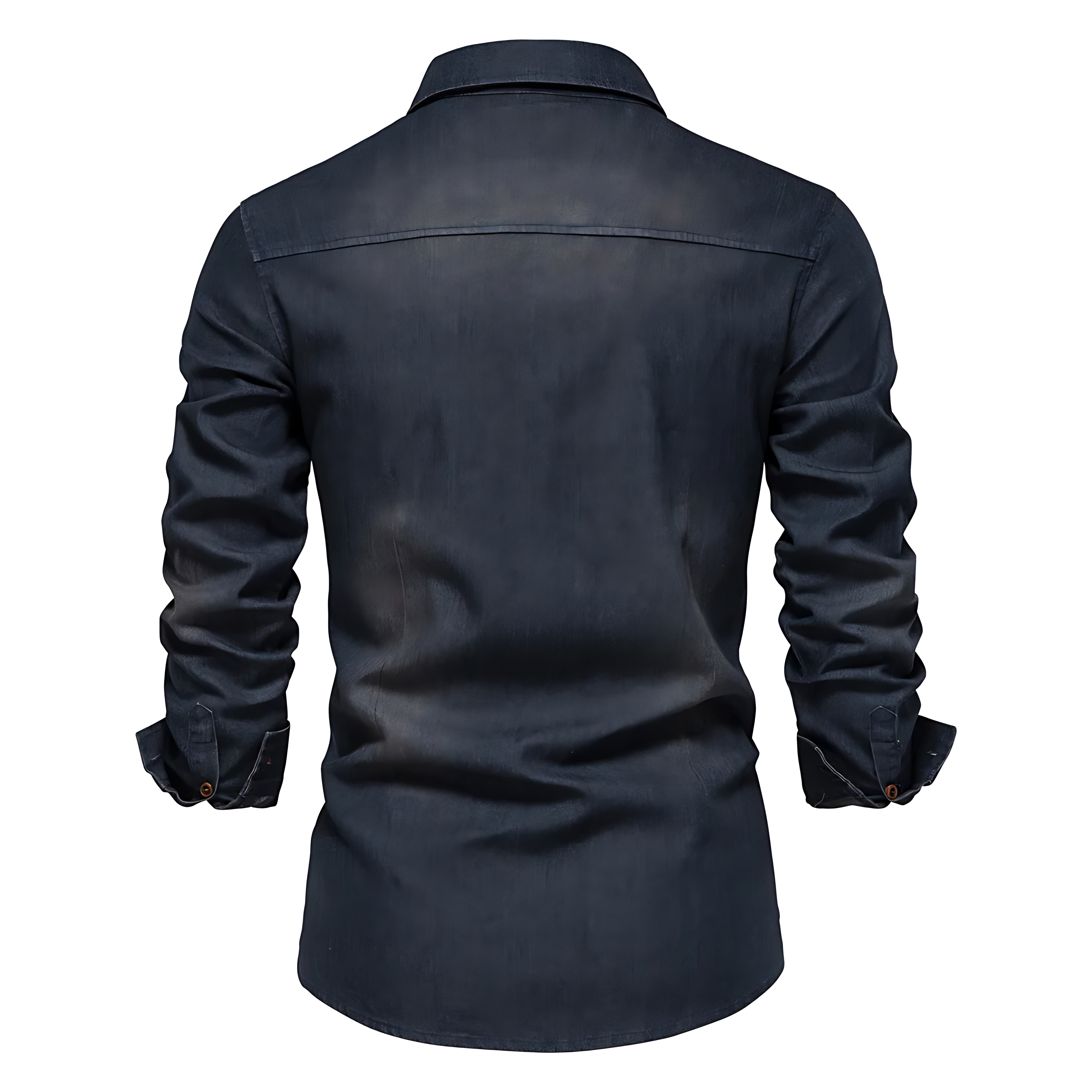 FlexiFit Katoenen Denim Shirt  - By Qivii