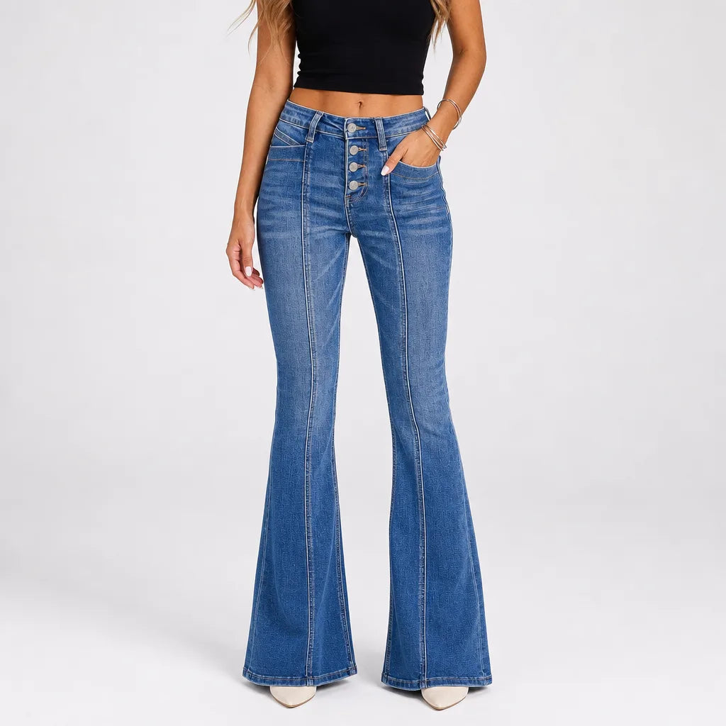 Marguerite | Womens Mom Baggy Wide Leg Jeans