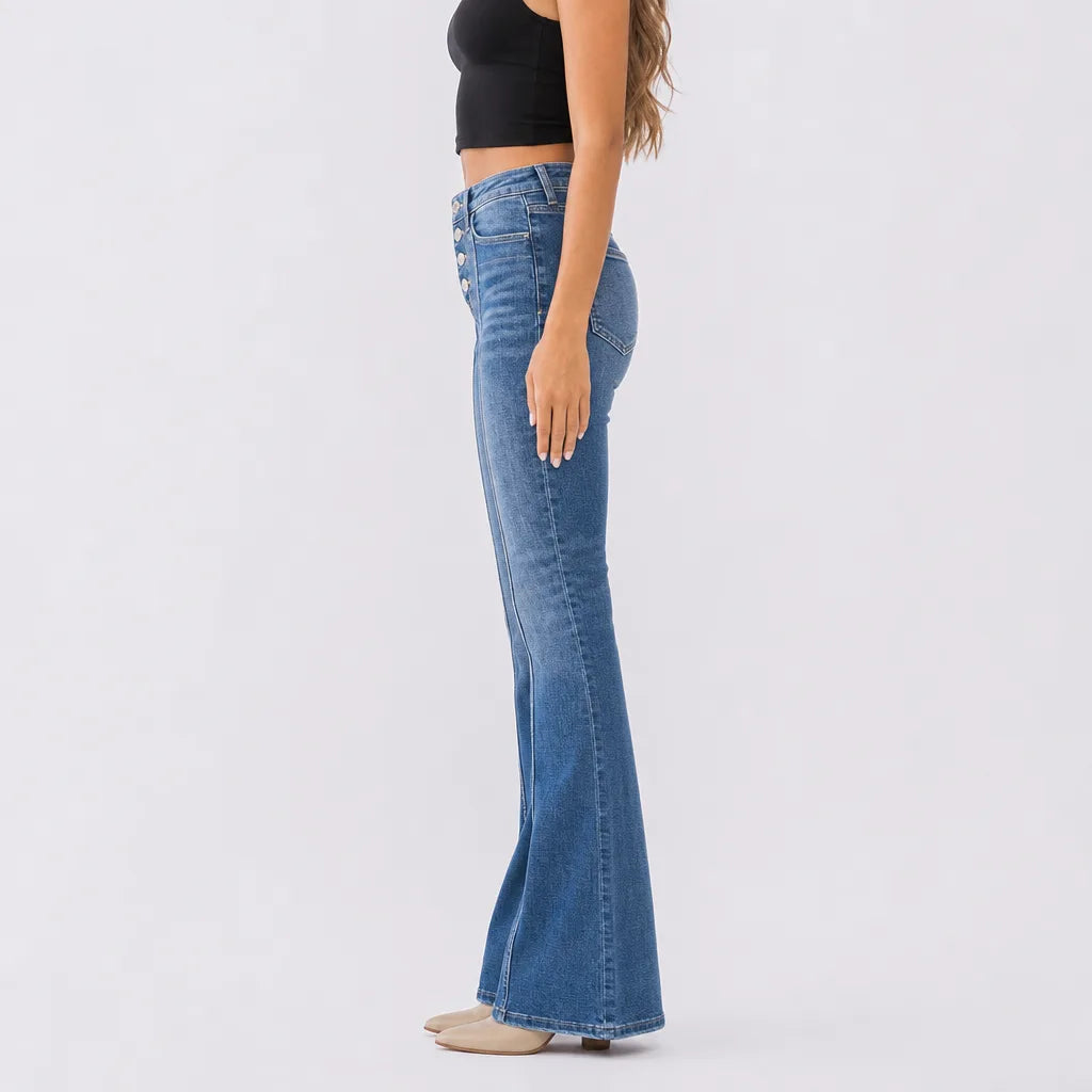 Marguerite | Womens Mom Baggy Wide Leg Jeans