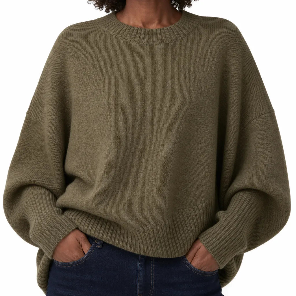 Marguerite Oversized Crew Sweater