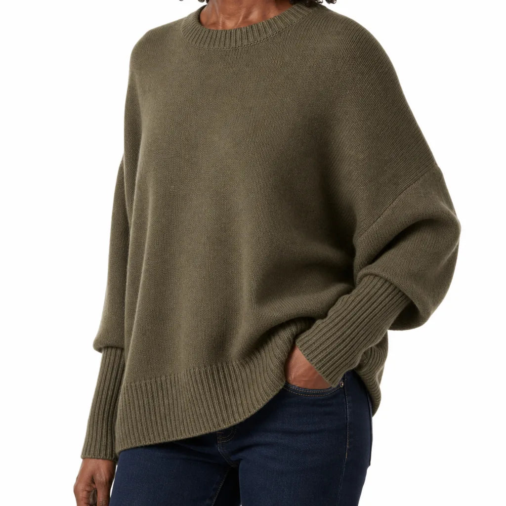 Marguerite Oversized Crew Sweater