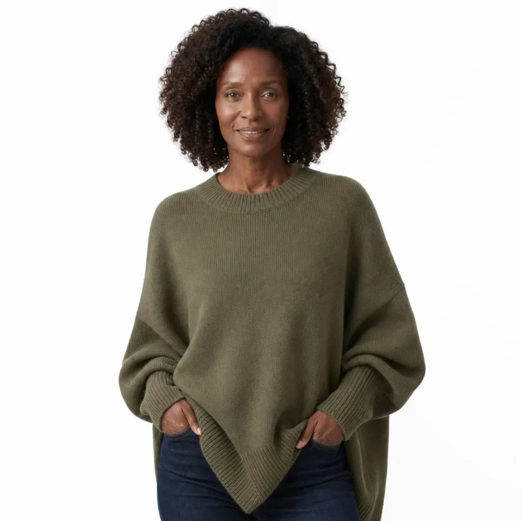 Marguerite Oversized Crew Sweater