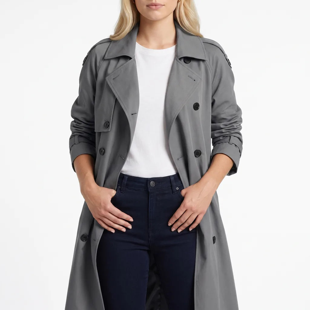 Marguerite | Women's Oversized Long Trench Coat