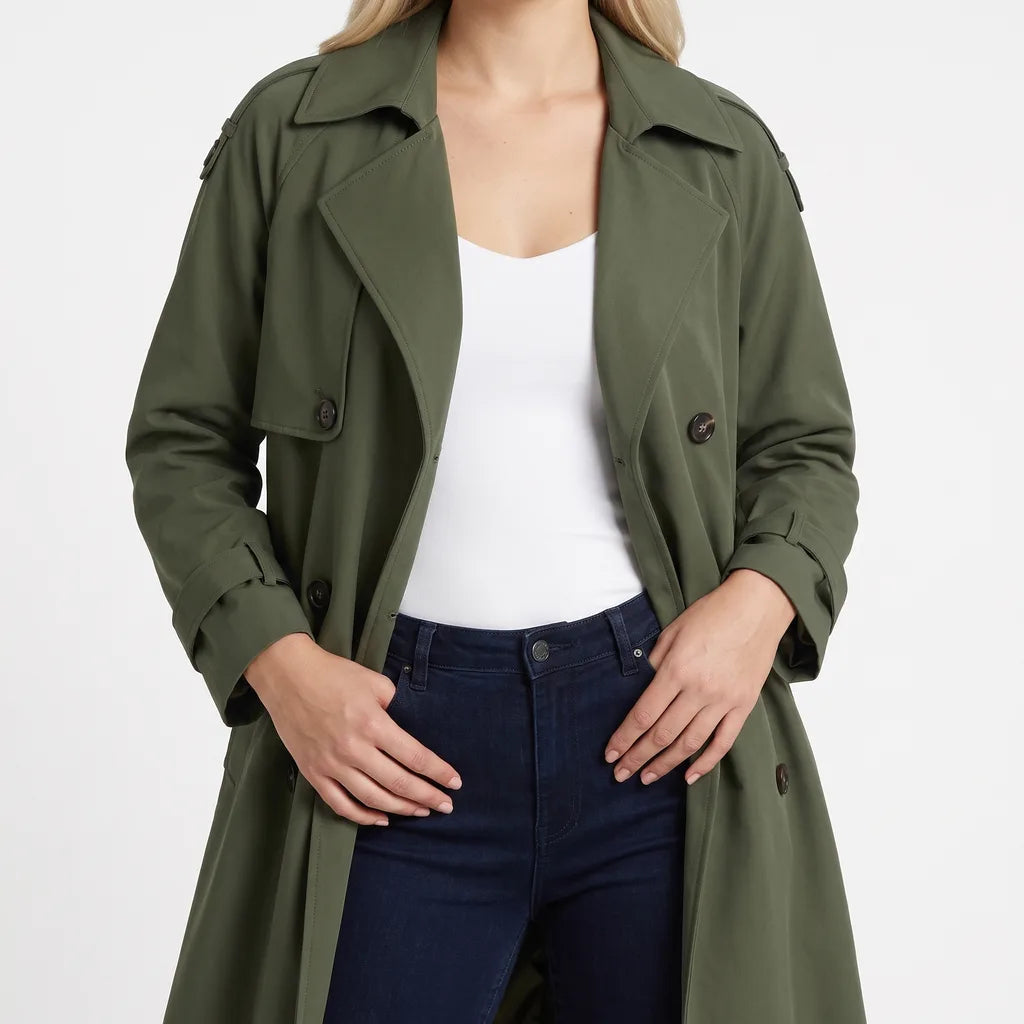 Marguerite | Women's Oversized Long Trench Coat