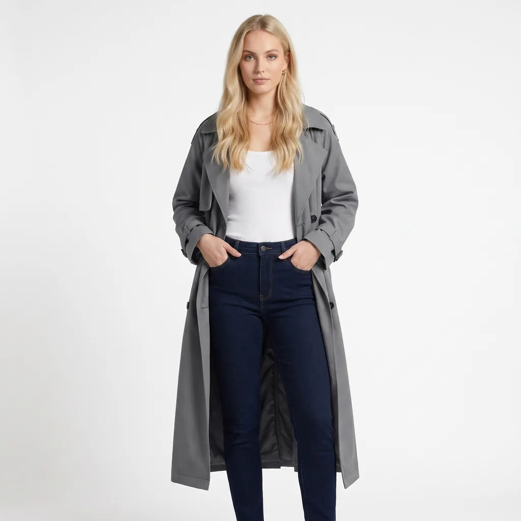 Marguerite | Women's Oversized Long Trench Coat