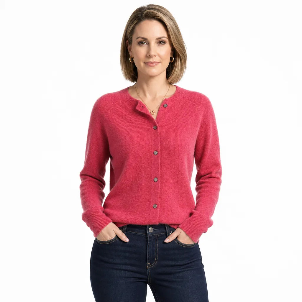 Marianne | Womens Knit Wool Cardigan Sweater