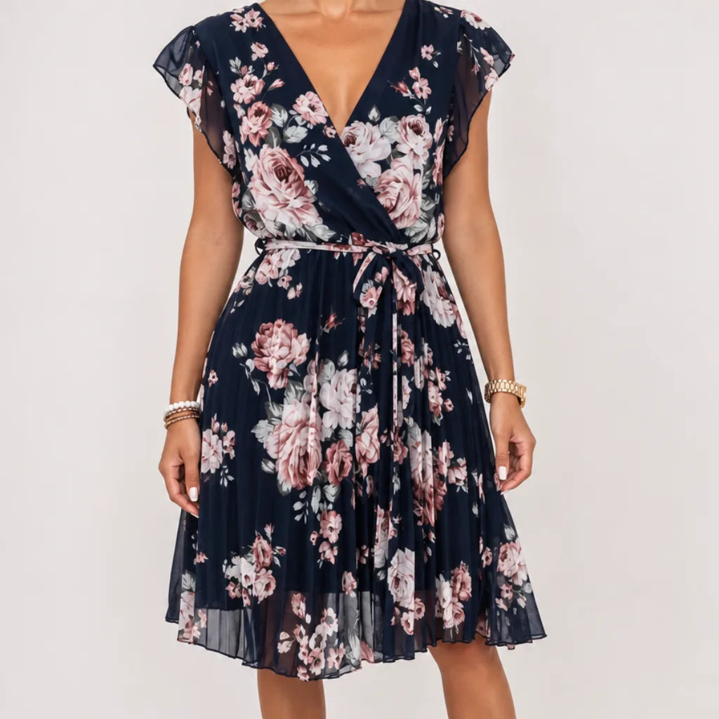 Marielle | Womens Fall Floral Boho Dress