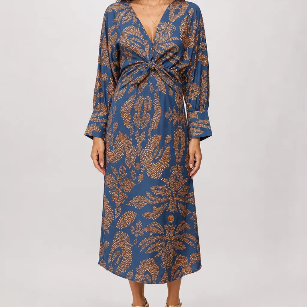 Marielle | Womens Fall Wrap Maxi Dress