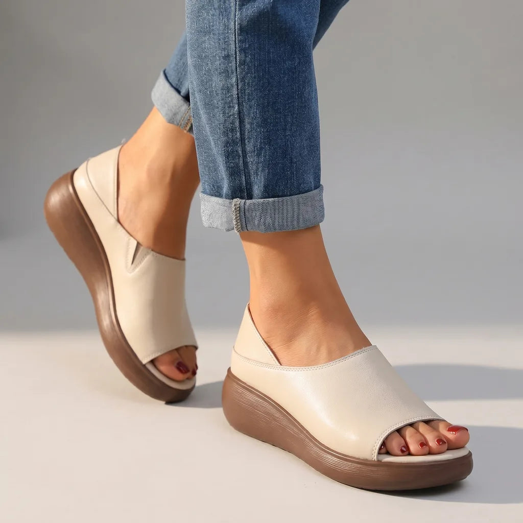 Marina Open-Toe Platform Sandals