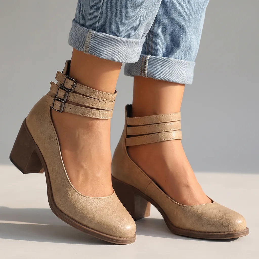 Marlow | Womens Fall Ankle Strap Booties