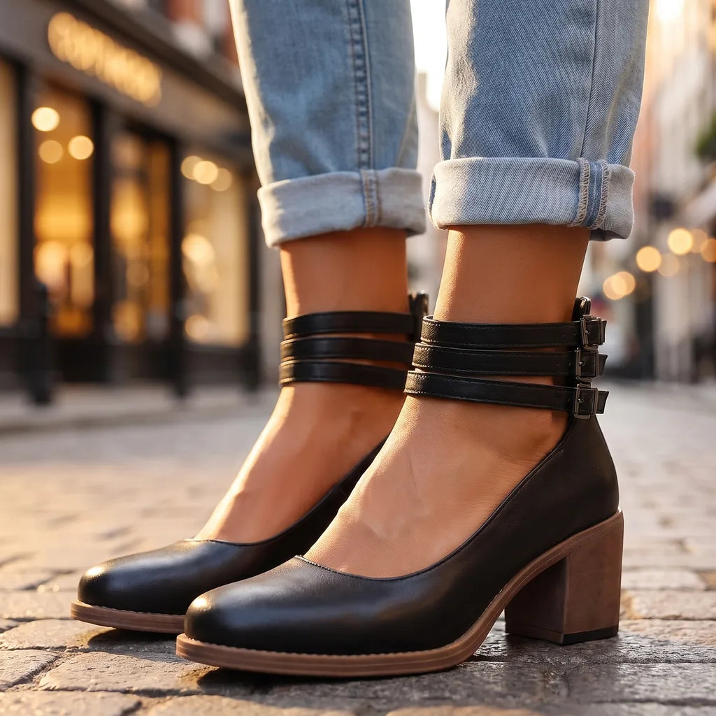 Marlow | Womens Fall Ankle Strap Booties