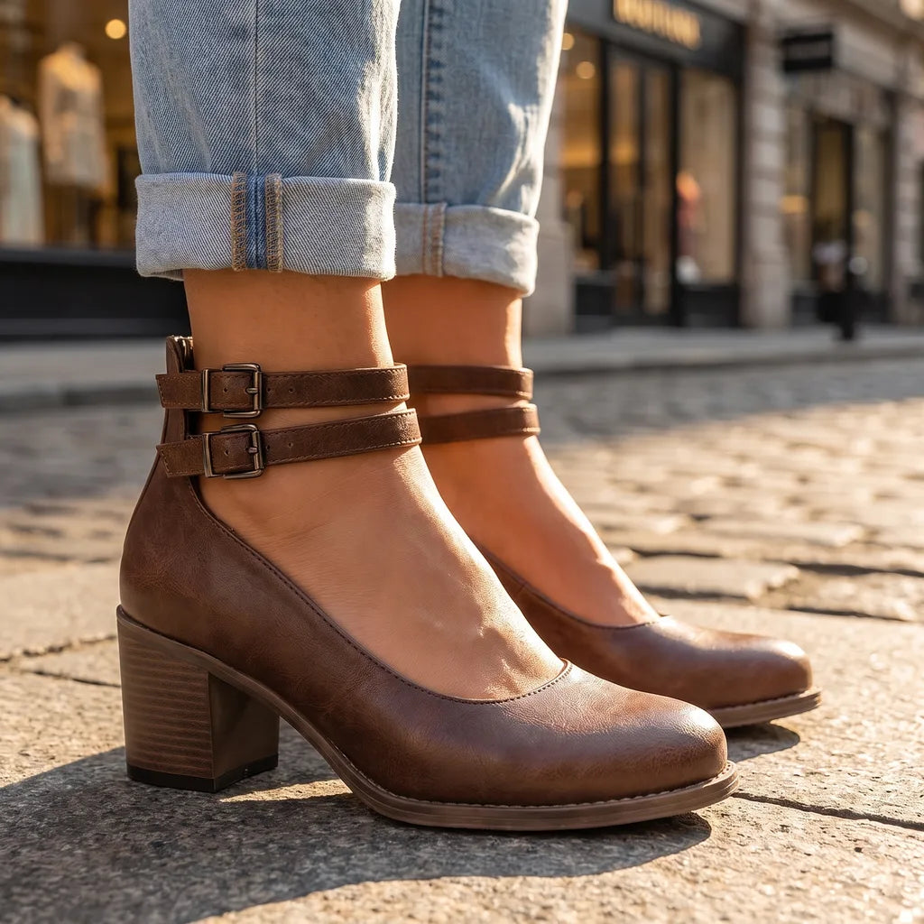 Marlow | Womens Fall Ankle Strap Booties