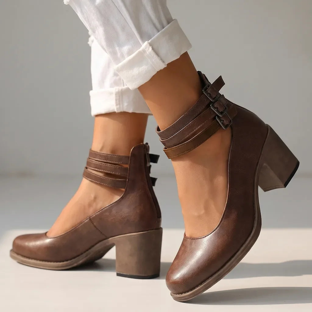 Marlow | Womens Fall Ankle Strap Booties