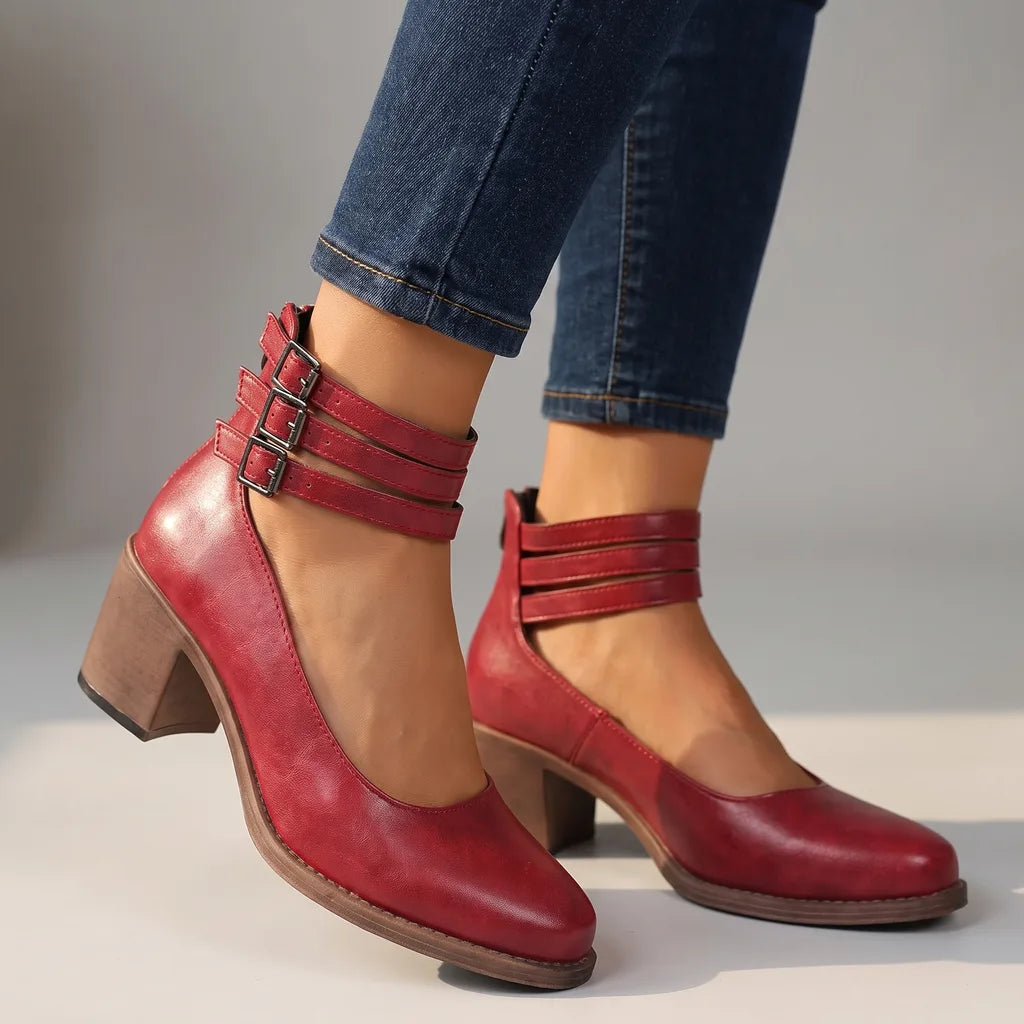 Marlow | Womens Fall Ankle Strap Booties