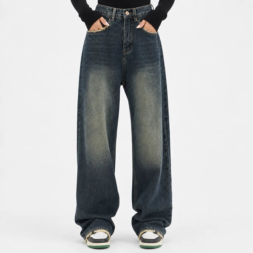 Marlowe | Womens Baggy Wide Leg Jeans
