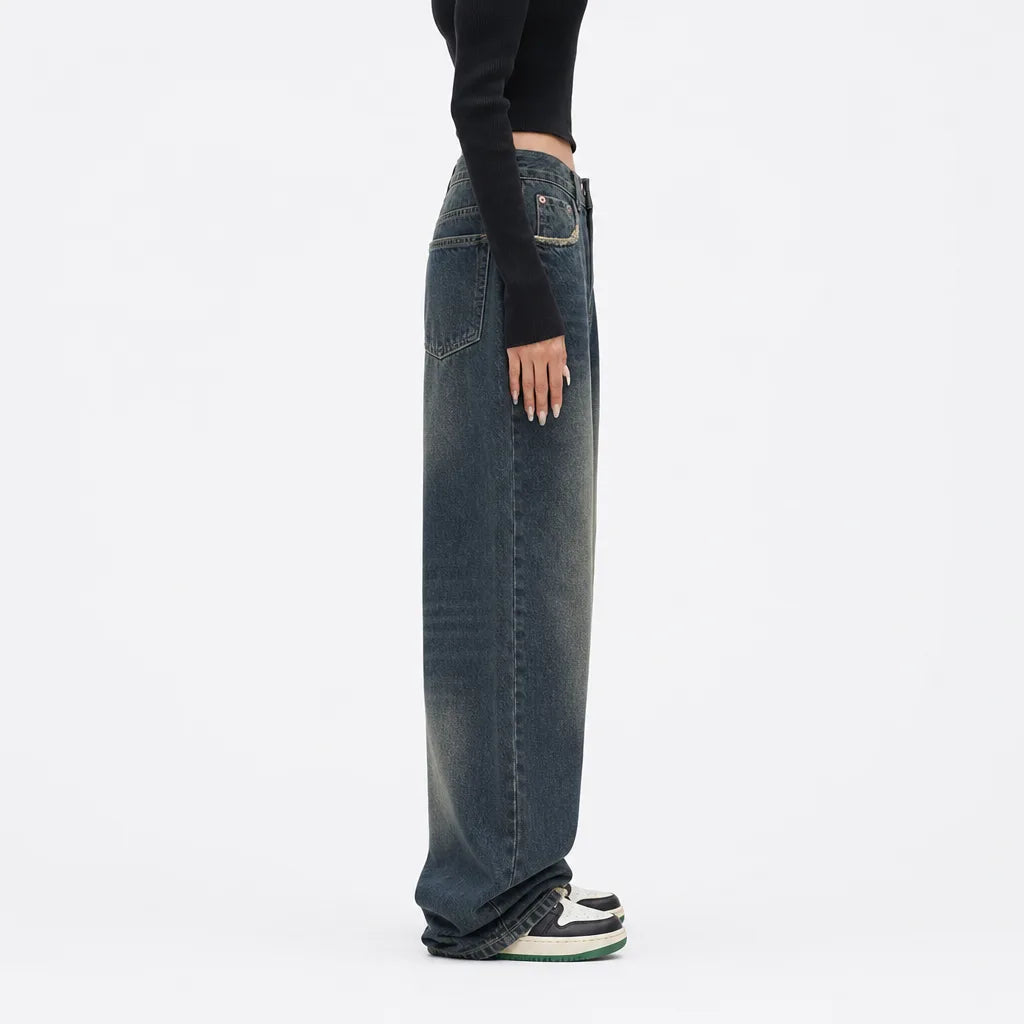 Marlowe | Womens Baggy Wide Leg Jeans
