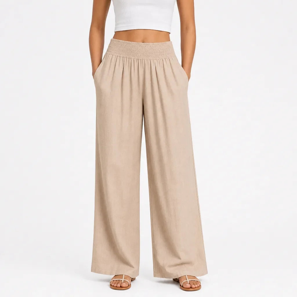 Marlowe High-Waist Palazzo Pants