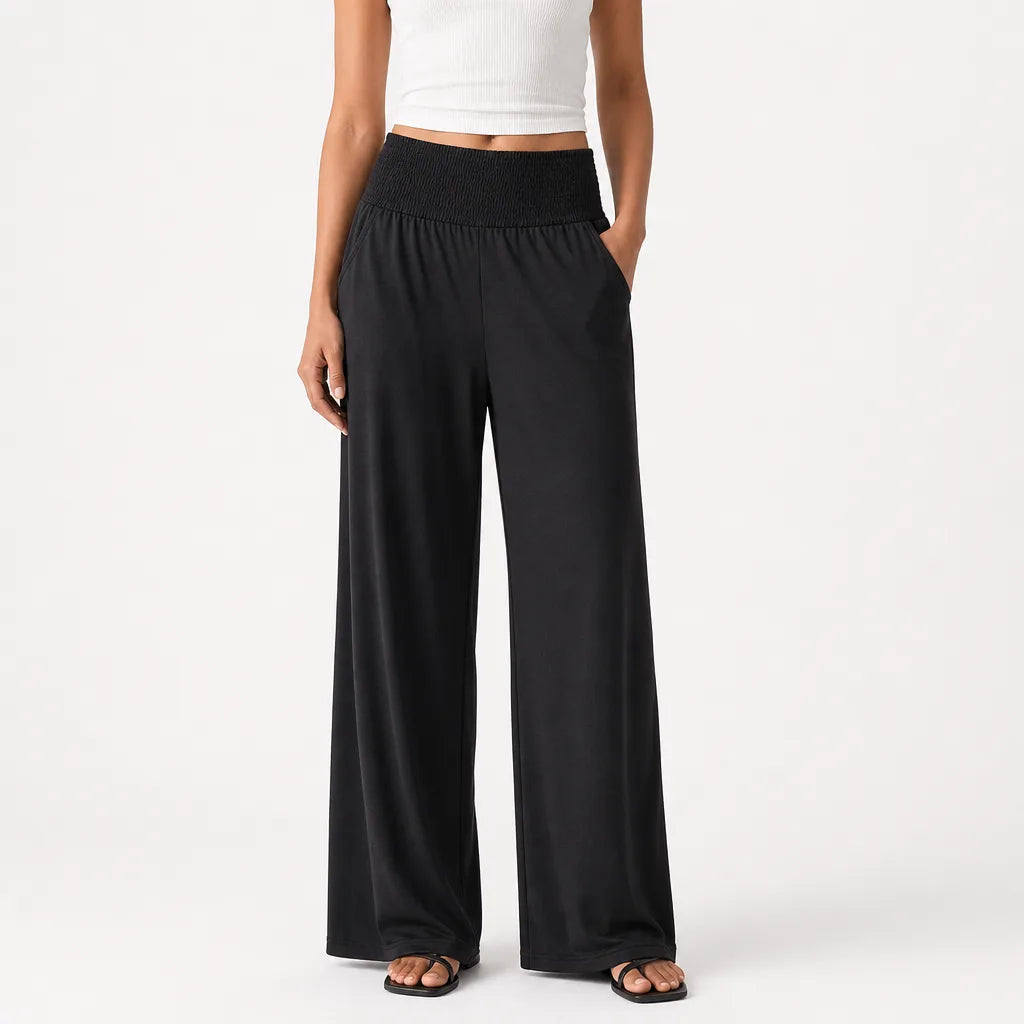 Marlowe High-Waist Palazzo Pants