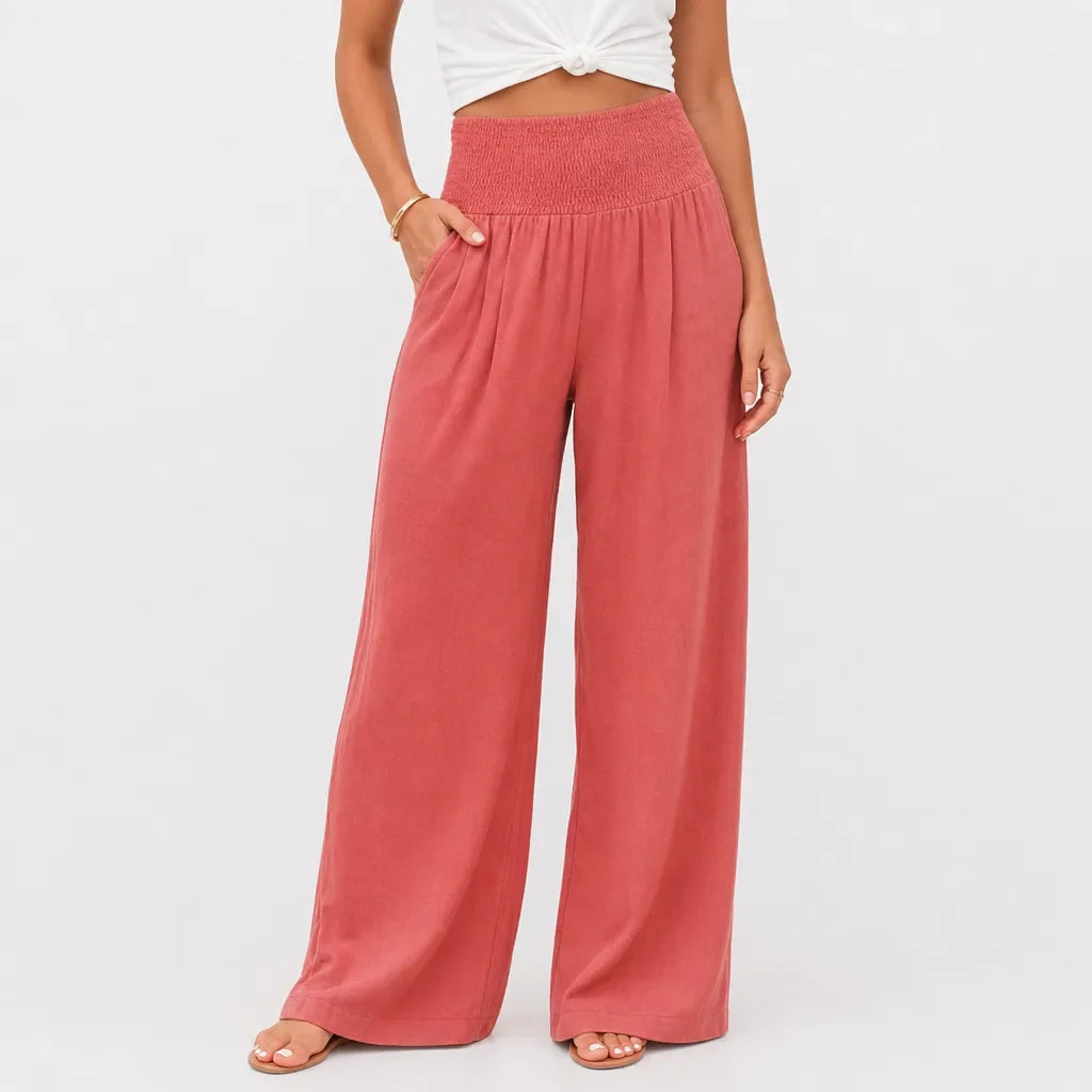 Marlowe High-Waist Palazzo Pants