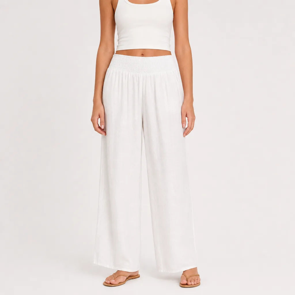 Marlowe High-Waist Palazzo Pants