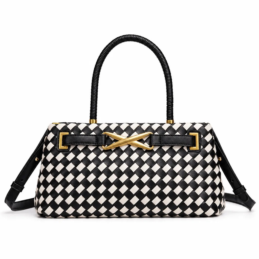 Maya Woven Shoulder Bag
