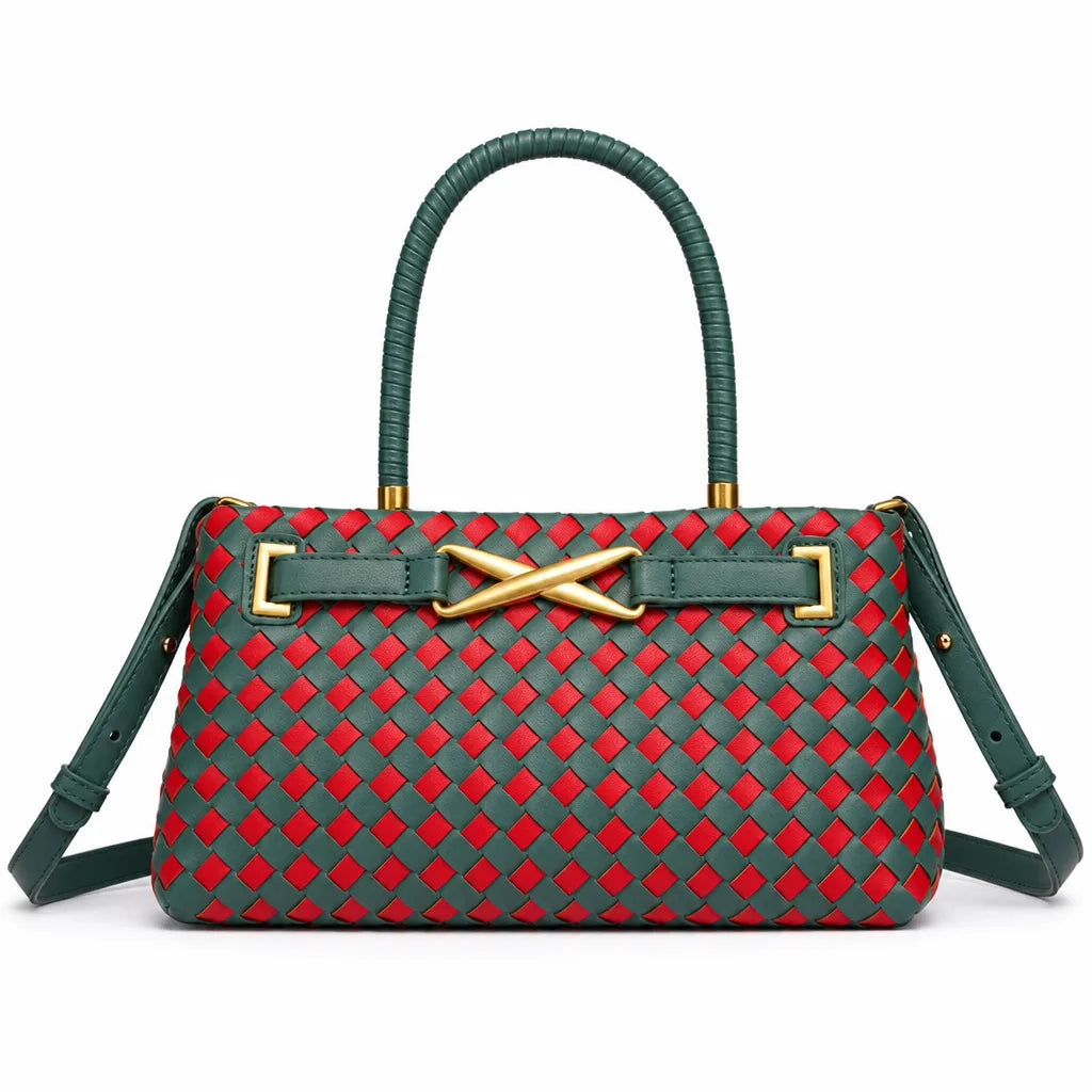 Maya Woven Shoulder Bag
