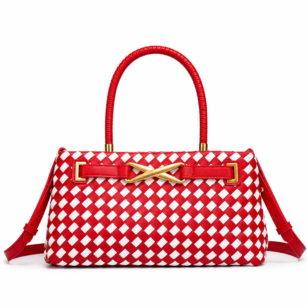 Maya Woven Shoulder Bag