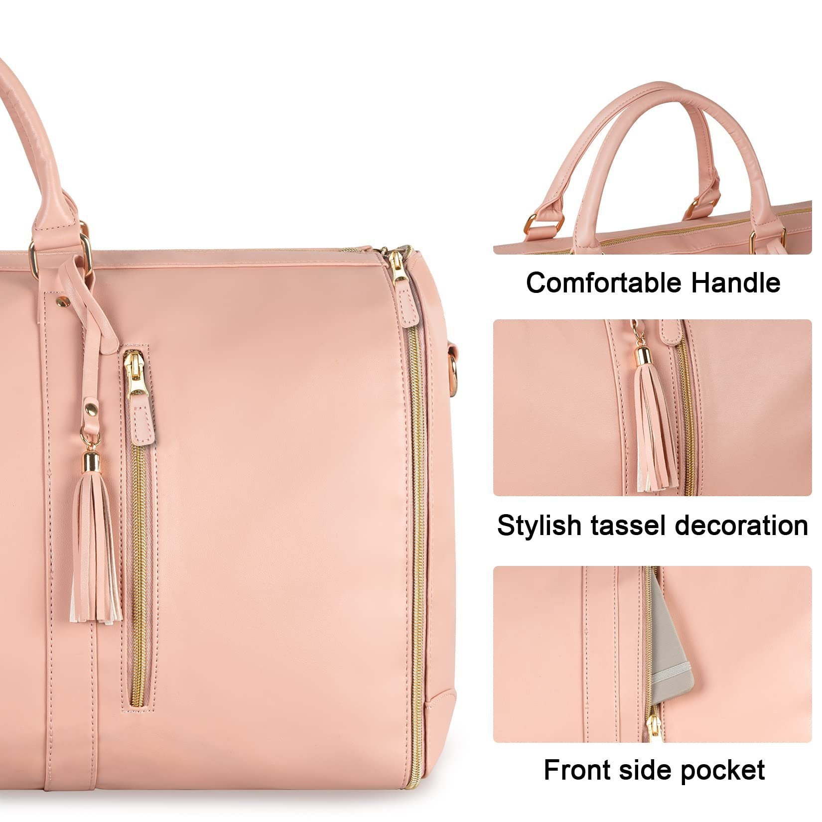 Men's and Women's Large Capacity Folding Suit Travel Duffle Bag  - By Qivii