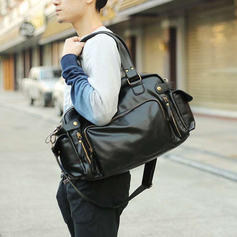 Men's Large Capacity Shoulder Messenger Bag  - By Qivii