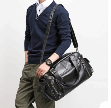 Men's Large Capacity Shoulder Messenger Bag  - By Qivii