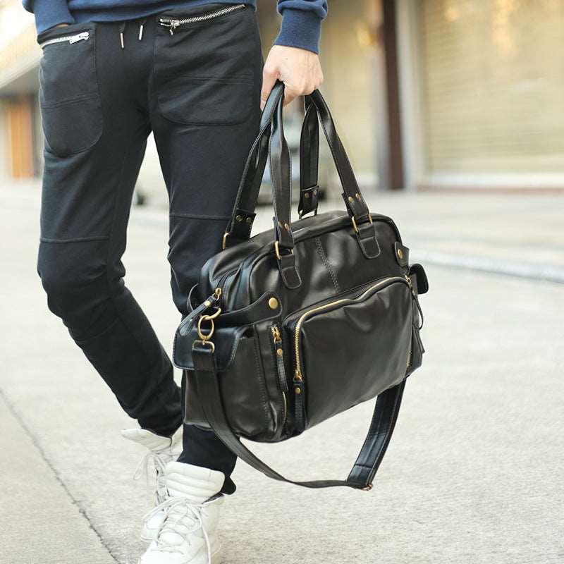 Men's Large Capacity Shoulder Messenger Bag  - By Qivii