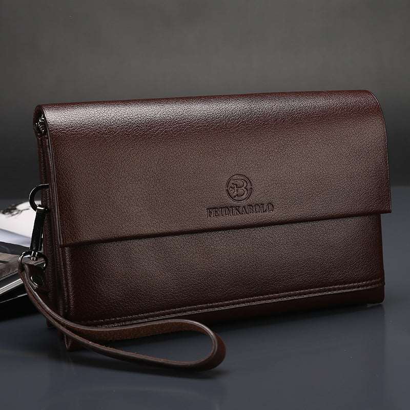 Men's Leather Business Carry Bag  - By Qivii