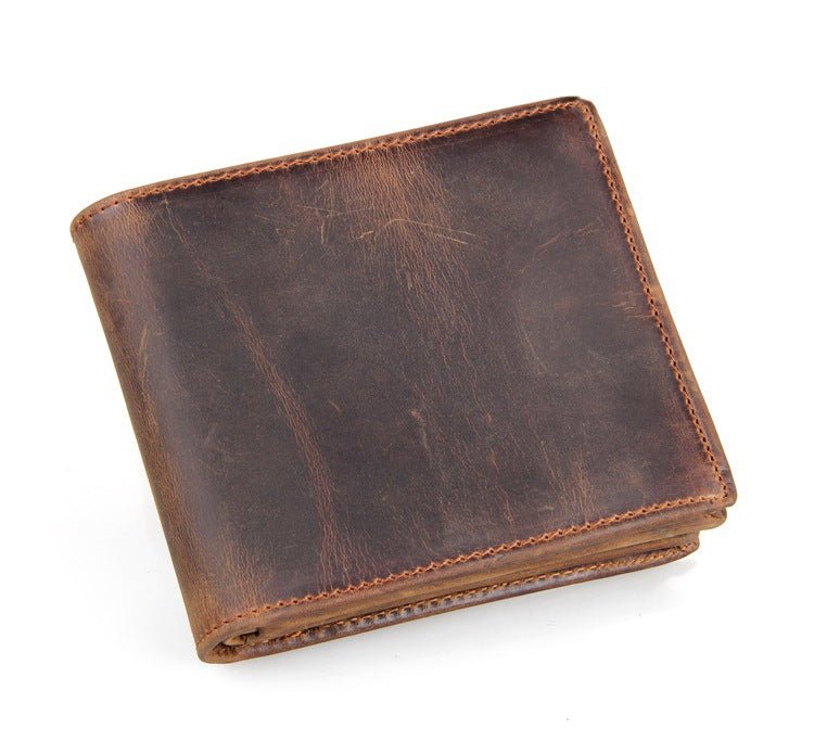 Men's Luxury Cowhide Leather Wallet  - By Qivii