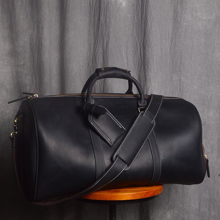Men's Luxury Leather Retro Hand Luggage Bag  - By Qivii