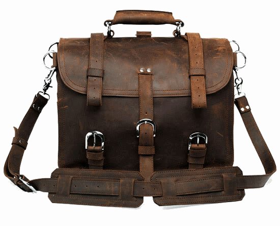 Men's Luxury Leather Travel Bag  - By Qivii