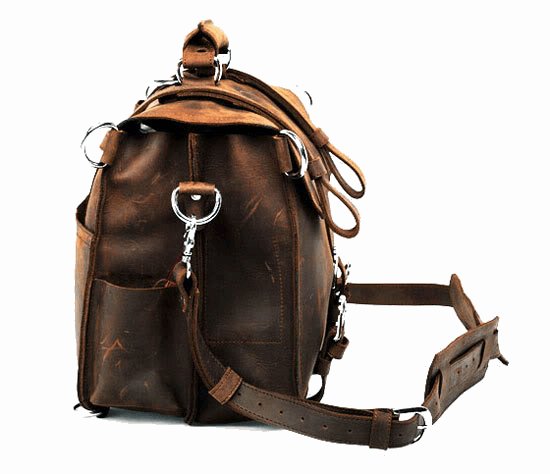 Men's Luxury Leather Travel Bag  - By Qivii