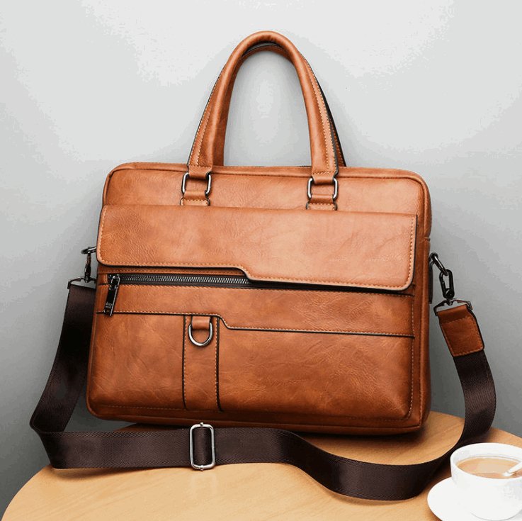 Men's Premium Business Synthetic Leather Bag  - By Qivii