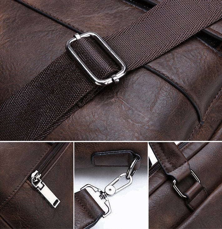 Men's Premium Business Synthetic Leather Bag  - By Qivii