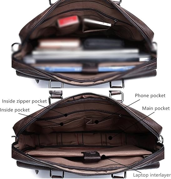 Men's Premium Business Synthetic Leather Bag  - By Qivii
