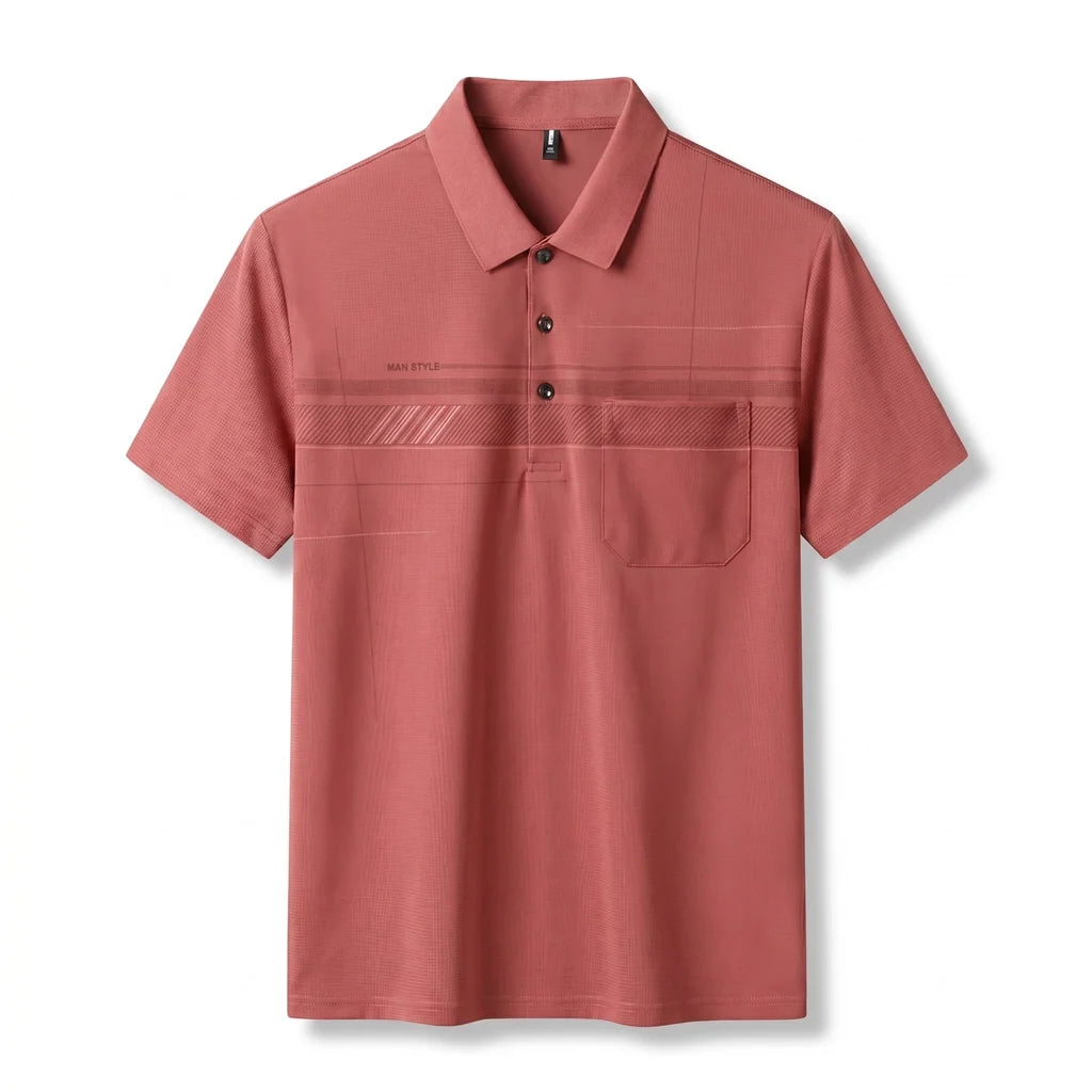 Michael Striped Polo Shirt