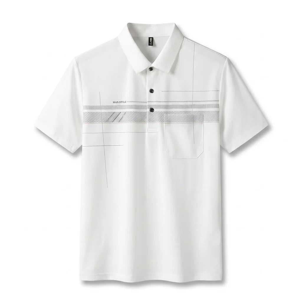 Michael Striped Polo Shirt